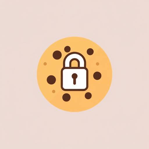 Cookie icon representing online privacy and data collection